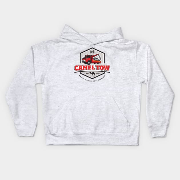 Camel Towing Co. Kids Hoodie by theteerex